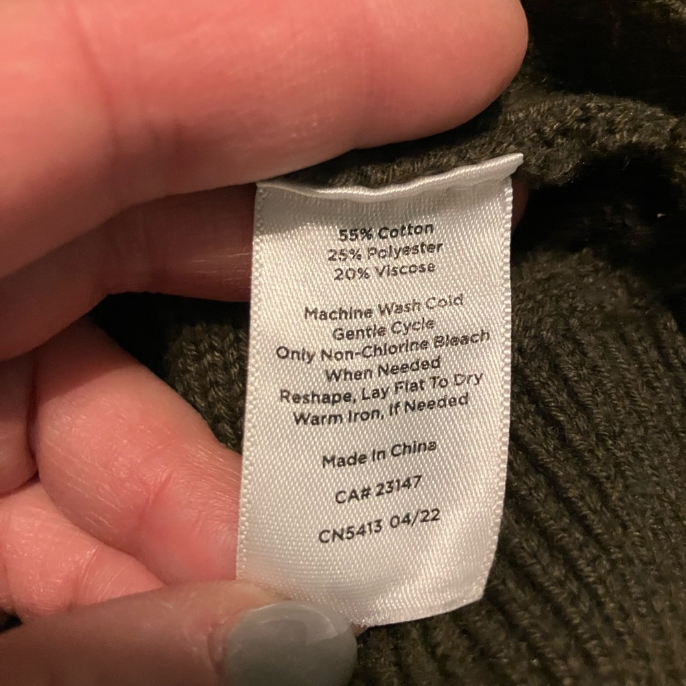 ⚡️✨Host Pick! Cool & Casual Posh Party! Talbots Cowl Neck Poncho Sweater - Picture 7 of 8